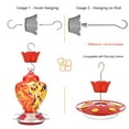 thumbnail image 6 of Ant Moat for Hummingbird Feeder - 3 OZ x 2 Pack Red Insect Guard with Large Capacity, 6 of 8