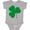 AC-Heather Grey, variant on Inktastic Irish Green Shamrock Boys or Girls Baby Bodysuit