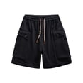 thumbnail image 1 of PEASKJP Men's Mesh Shorts Quick Dry Gym Athletic Jogging Shorts with Pockets,Black M, 1 of 4