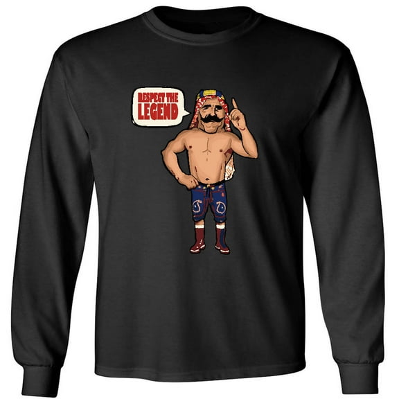LONG SLEEVE Iron Sheik Respect The Legend Shirt T-Shirt