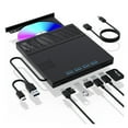 thumbnail image 2 of 7 In 1 USB 3.0 Type C External Blu Ray Optical Drive Player Burner Writer Reader for Computer, 2 of 5