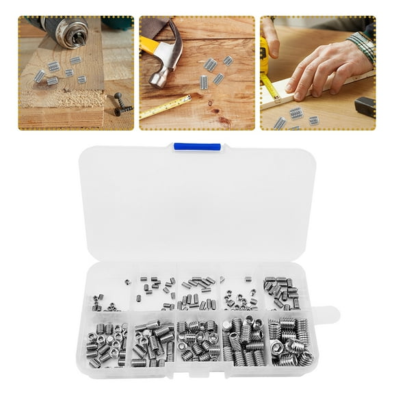 KALLORY 200pcs Small Stainless Steel Screws Assortment Kit Finish for Repairs and Projects