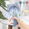 thumbnail image 1 of Mini ventilador USB con clip RFUGUG: Rotación de 360°, silencioso, sujeción segura - Alimentación por USB para portátil, banco de energía y adaptador - Diseño compacto para el hogar, la oficina y, 1 of 1