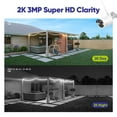 thumbnail image 2 of SANNCE 3MP Wireless Wi-Fi Security Camera System, 8CH 5MP NVR and 6Pcs 3MP Outdoor Indoor WiFi Cameras, 100ft Night Vision  Motion Alert AI Human Detection Waterproof Work with Alexa, 2 of 14