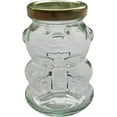 thumbnail image 5 of 1  9 oz Glass Bear Jars with White Lids for , Candies, Piggy Banks, 5 of 7