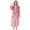 Pink#1, variant on Long Hooded Robes for Women His and Hers Robes Flannel Robe Matching Robes for Couples Warm Thickened Bathrobe Plus Size Shower Robe with Ankle Full Floor Length Housecoats