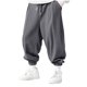 thumbnail image 2 of Ceisia Men Solid Color Corduroy Drawstring Pants Elastic Waist Tapered Leg Gift Trousers, 2 of 6