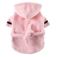 thumbnail image 6 of Pet Bathrobe Dog Pajama Thickened Hooded Bathrobe Quick Drying and Super Absorbent Dog Bath Towel Soft Pet Nightwear for Puppy Small Dogs Cats, 6 of 7