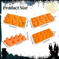thumbnail image 3 of MOPOOR Bat Silicone Molds 10 Cavity Halloween Mold Set for Fall Chocolate Candy Soap Wax Melts Jello Cake Pop Apple Cider Baking Tray Thanksgiving 3D Food Grade Treats, 3 of 5