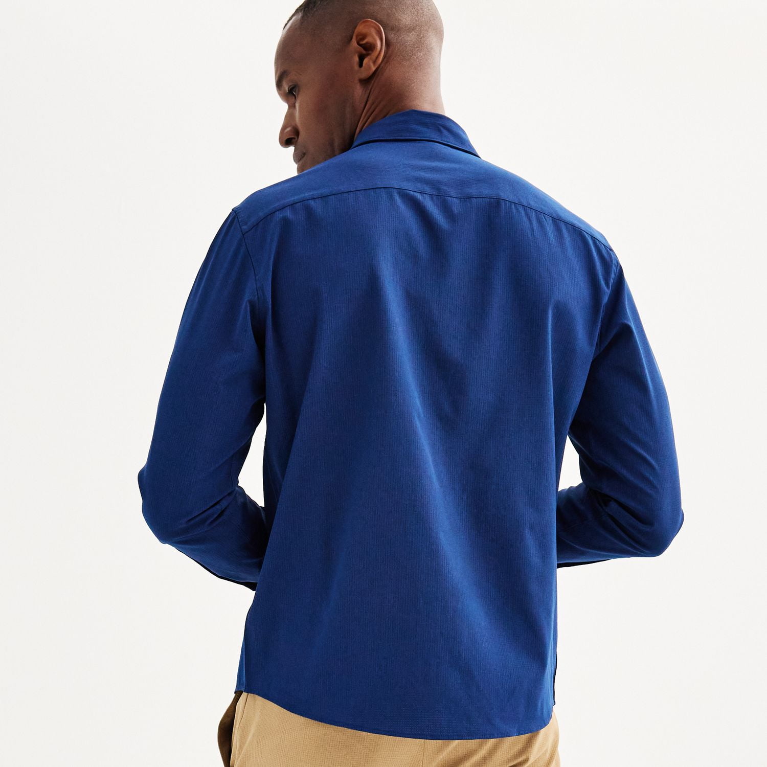 flx dress shirt Men's FLX Slim Performance Untucked-Fit Button Down Shirt Color: Wine  Tastng Size: XXL SLIM