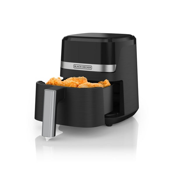 BLACK+DECKER Purifry - Freidora de aire de 2 cuartos de galón, sabor frito crujiente sin grasa, además de hornear, deshidratar y mantener la comida caliente, visualización táctil digital y apagado