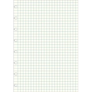 6 Holes Binder Planner Refill with 4 Basic Designs, A7 Notebook Refill,  100gsm, Dot, Grid, Line, Blank Paper,4.84 x 3.23'', 80 sheets/160 Pages