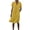 Yellow, variant on Lifetechs Summer Midi Dress for Women Casual Short Sleeve Flowy Sundress Loose Fit V-Neck Beach Vacation Outfits with Pockets Green
