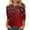 02 Multicolor, variant on Christmas Tops for Women Going Out Tops Fall Funny 3/4 Sleeve Shirts Plus Size Blouses Dressy Casual Plus Size 4X