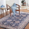 thumbnail image 3 of SAFAVIEH Tucson Paisley Traditional Machine Washable Area Rug, 6' x 9', Navy/Beige, 3 of 9