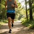 thumbnail image 4 of Aodebiao Ceinture de Course Hydratante avec Porte-Bouteille d'Eau, Sac Banane Réglable pour Course, Randonnée, Cyclisme, Entraînement Physique, Sports, Marathon, Trail, Voyage, Rangement pour Téléphone, Sans Rebond, Sac Banane Léger, 4 of 6