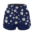 thumbnail image 6 of ibiyuan Tennis Skirt For Women Blue Womens Mini Skirt Skorts Flowy High Waisted Ruffle Tiered Casual Summer Beach Short Skirts Built-in Shorts 2026, 6 of 7