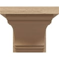 thumbnail image 2 of 6"W x 12"D x 6"H Wide Warren Rough Cedar Woodgrain TimberThane Corbel, Primed Tan, 2 of 6