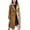 Camel, variant on Women's Essential Elegant Wear Double Breasted Mid Long Wool Pea Coat