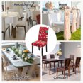 thumbnail image 6 of Eurhowing Christmas Chair Covers Set of 6, Stretchable Spandex Dining Chair Slipcovers, Washable Xmas Chair Protectors for Holiday Party, Kitchen, Restaurant Decor, 6 of 10