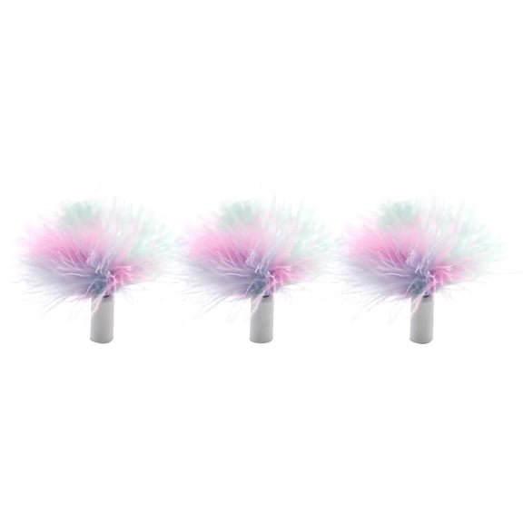 XISAOK 3 Pieces Feathers Replacement for Interactive for Cat Feather Toy Accessories
