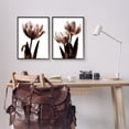 thumbnail image 3 of Stupell Industries Modern Tulip Silhouettes Botanical & Floral Photography Black Framed Art Print Wall Art, 16 x 20, Set of 2, 3 of 10