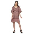 thumbnail image 3 of Moomaya Cutwork Lace Beach Kaftan For Women Printed Bikini Caftan Plus Size, 3 of 6