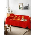 thumbnail image 3 of Red Yellow Dragon Couch Cover, Happy New Year Sofa Cover Blanket for 2 Seat Cushion, Sectional Sofa Slipcover Furniture Protector for Living Room Bedroom 71''x102'', 3 of 9