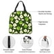 thumbnail image 4 of Fotbe Green Fruit Bolsa Térmica con Estampado y Forro de Aluminio Grueso Bolsa de Almuerzo con Bolsillo Frontal para Hombres y Mujeres, Ideal para Trabajo, Escuela, 4 of 8