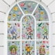 thumbnail image 5 of Decoraciones de Pascua, adornos de Pascua, regalos de Pascua, ventana de primavera, ventana de vidrio apretado, 9 hojas, ventana de flores, estado para ventana de vidrio, mariposas, ventana de Pascua,, 5 of 6