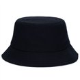 thumbnail image 2 of Fashion Spring Summer Women Men Bucket Hats Solid Panama Sunscreen Fisherman Cap Outdoor Beach Sun Cap Hat For Women MenOne Size He Qiyong unisex, 2 of 2