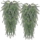 thumbnail image 1 of 2 Pcs Artificial Hanging Ferns Plants Vine Fake Ivy Boston Fern Hanging Plant Outdoor Uv Resistant, 1 of 3