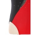 thumbnail image 6 of TSSOE Leotards for Girls One Piece Gymnastics Outfit Sleeveless Biketards Dancewear Athletic Dance Bodysuit Red 8, 6 of 7