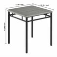 thumbnail image 3 of Yiwa 2-Piece Small Kitchen Table Set, Includes Upholstered Chairs, Ideal for Compact Spaces or Dining Rooms, 3 of 6