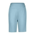 thumbnail image 5 of frariair ​Business Casual Cropped Pants For Women Tummy Control Stretch Work Slacks Professional Yoga Comfort Bottoms​ Sky Blue, 5 of 8