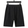 thumbnail image 4 of BiZtdJrK Loose Casual Cargo Shorts for Men Big and Tall Drawstring Summer Shorts Comfy Breathable Lounge Shorts with Pockets on sale or clearance Black M, 4 of 6
