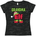 thumbnail image 3 of Inktastic Christmas Grandma Elf Women's T-Shirt, 3 of 5