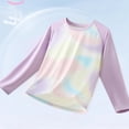 thumbnail image 6 of Girls Rash Guard Top Long Sleeve Unisex Sun Protection Swim Shirts Quick Dry Shirt Summer Clothes for Boys 5-6 Years, 6 of 7