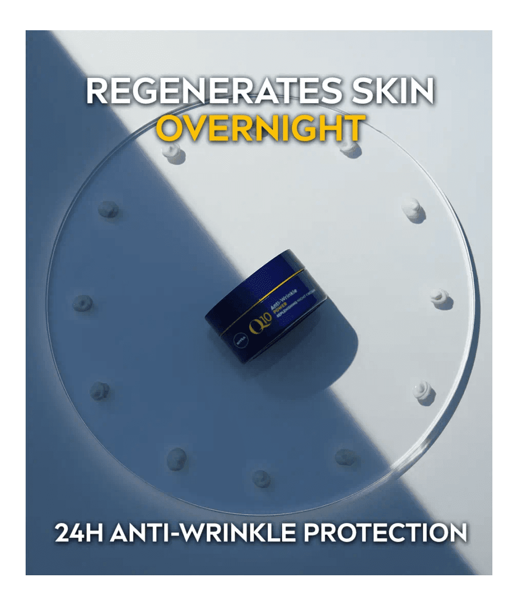 Nivea Q10 Power Anti-Wrinkle + Firming Night Cream 50ml / 1.7 fl oz