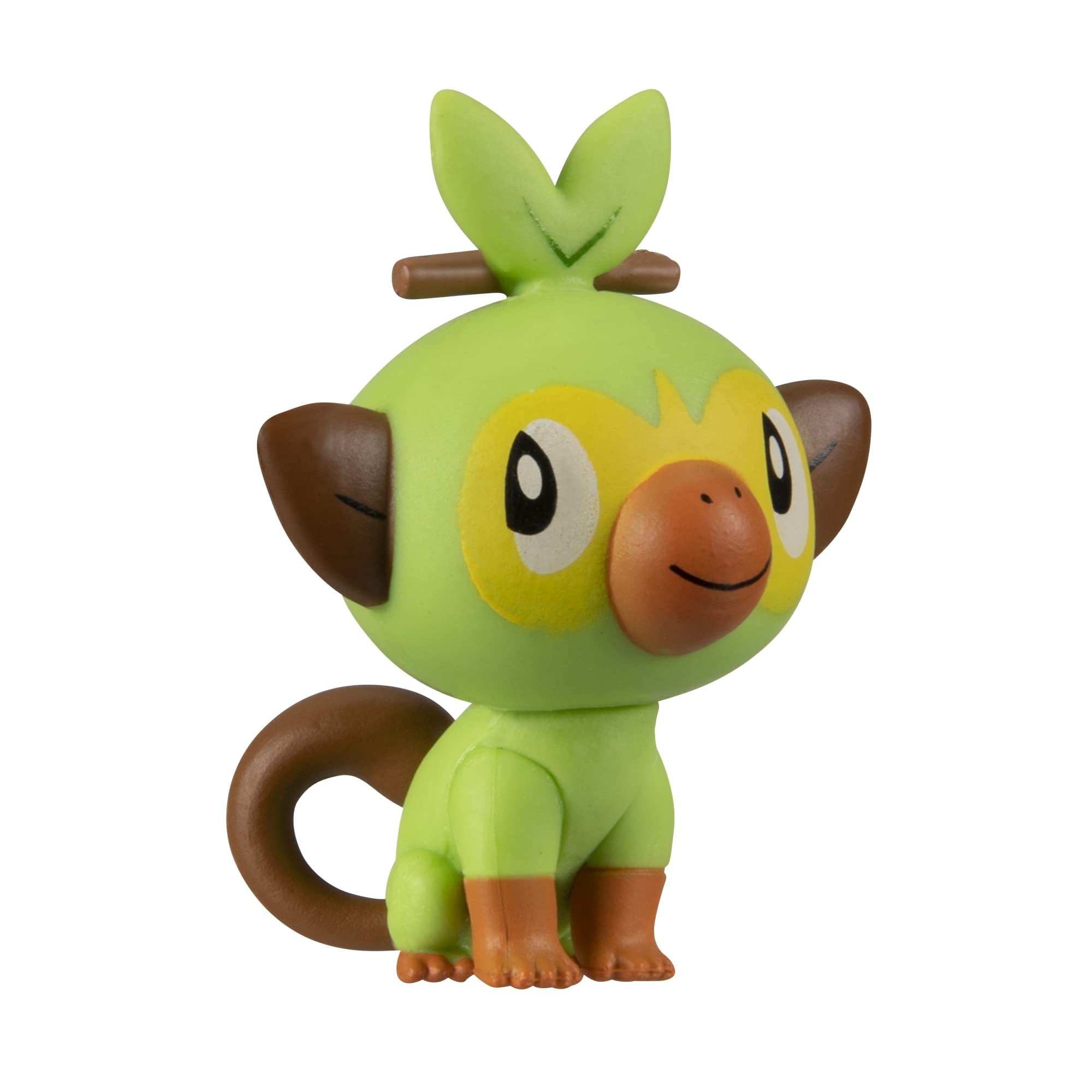 Pokémon Deluxe Action Battle Ready 3 Pack Grass Type Figures - 4.5"Ludicolo, 3"Ivysaur, 2" Grookey