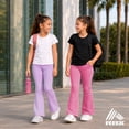 thumbnail image 3 of RBX Girls Leggings - 2 Pack Stretchy Girl Flare Leggings with Pockets Yoga Pants for Girls (7-16), 3 of 7