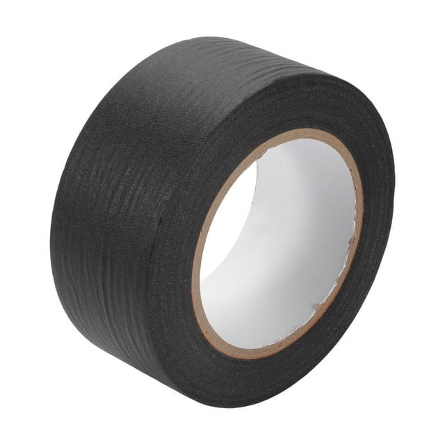 Cinta de pintor universal Unique Bargains - Cinta de enmascarar para pintura de automóviles DIY sin residuos - Papel crepé negro - 2 pulgadas x 54.7 yardas