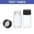 thumbnail image 4 of Frascos de vidrio claros de 20 ml, paquete de 8 frascos de muestra con tapa de tornillo, botella de medio reactivo con embudo a prueba de fugas, 4 of 5