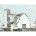 thumbnail image 3 of Harper, Ethan 14x12 Black Modern Framed Museum Art Print Titled - Barn and Silo II, 3 of 5