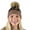 Mocha, variant on C.C Animal Print Soft Warm Knit Cuff Faux Fur Pom Beanie, Mocha