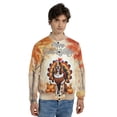 thumbnail image 4 of Happy Thanksgiving English Setter Turkey Costume Pumpkins Autumn Leaves All Over Print 3D Baseball Jacket Dog Lover Bomber Jacket Softball - 13014, 4 of 6