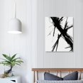 thumbnail image 3 of Nawypu  Black and White Abstract Canvas Prints Wall Art Decor Black &amp; White Graffiti Modern Artwork Paintings Pictures for Bedroom Home Office Wall Decoration Poster, 3 of 4