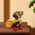 thumbnail image 5 of 2025 Halloween Blow Mold Dachshund Statue - Vintage-Style Wiener Dog Decor, Outdoor/Indoor Halloween Party Decoration for Yard or Home 7.87 Inch, 5 of 8