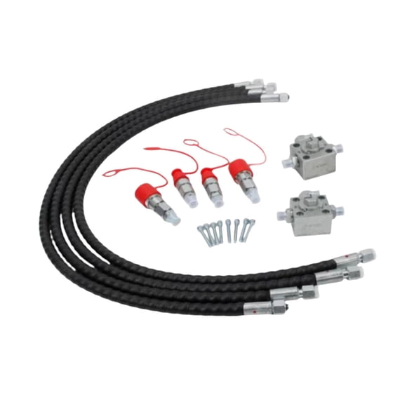 Kit de válvula amortiguadora para miniexcavadora, accesorio premium, fácil de instalar, reemplaza directamente las mangueras hidráulicas profesionales