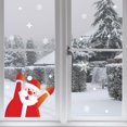 thumbnail image 3 of Pegatinas de ventana estáticas de Navidad Papá Noel copo de nieve ciervos DIY pegatinas extraíbles JAMW  Sencillez, 3 of 5